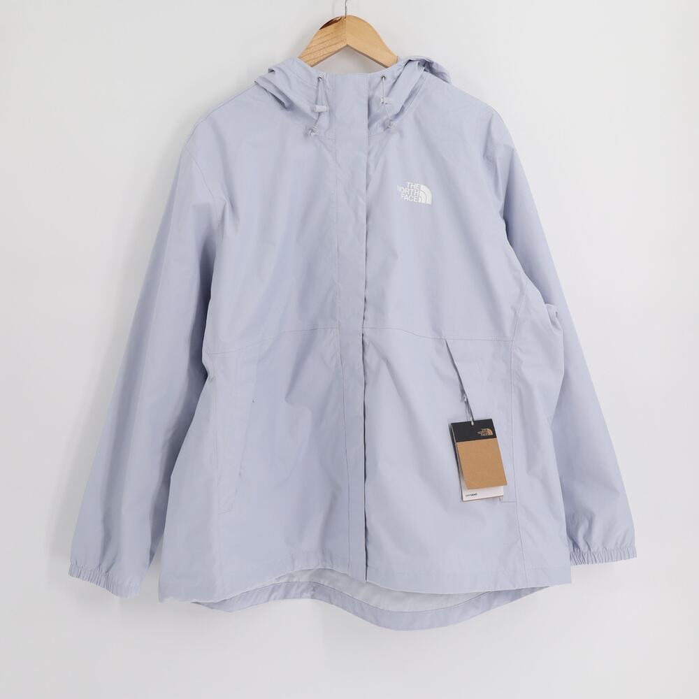 The North Face NWT Women's Sz 3XL Plus Antora Jacket Dusty Periwinkle Blue